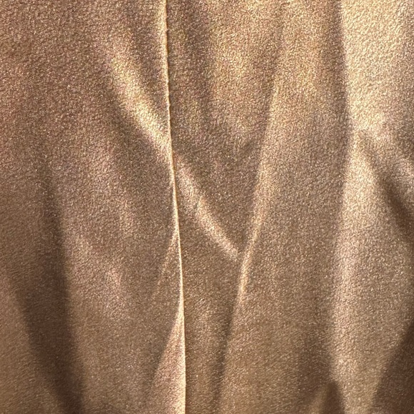 Birdy  Grey Bridesmaid dress Shiny Satin MOCHA - Style Jay M - Picture 3 of 5